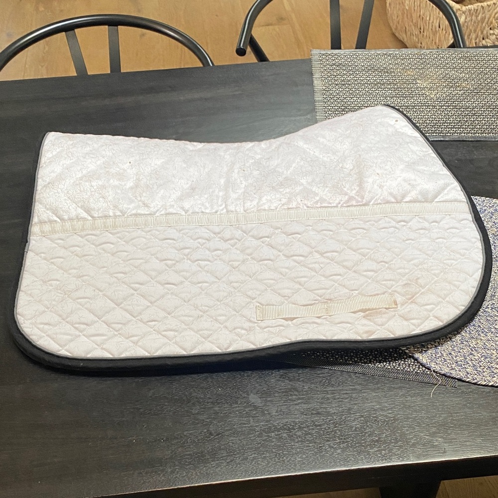 White with black & gray piping ogilvy pad
